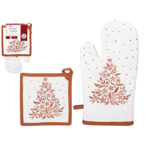 Rękawica kuchenna z podkładką Christmas Style wzór 2 RAVI